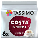 Tassimo Costa Cappuccino Coffee Pods x6 All coffee machine pods Sainsburys