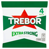 Trebor Extra Strong Peppermint Mint Rolls   4 x 41.3g GOODS M&S