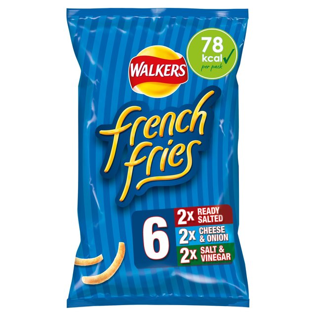 Walkers French Fries Variety Multipack Snacks   6 per pack GOODS M&S