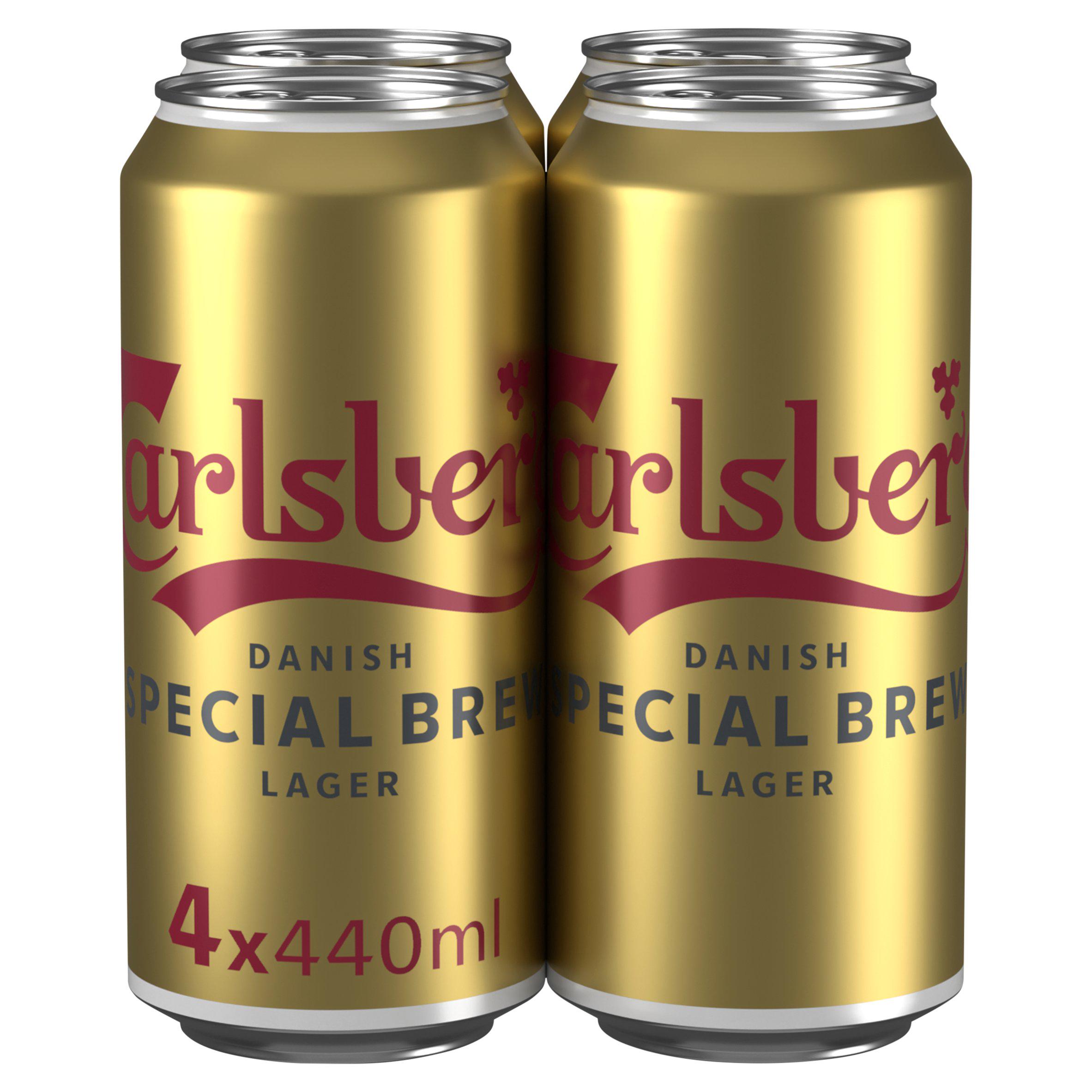 Carlsberg Special Brew Lager Beer Cans 4x440ml - McGrocer