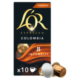 L'OR Colombia Coffee Pods x10 Intensity 8 10 per pack - McGrocer