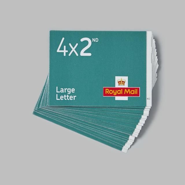 2nd Class Large Stamps   4 per pack - McGrocer