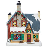 30 Piece Christmas Village with Lights and Sounds - McGrocer