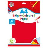 30 Sheets A4 Bright Coloured Paper   30 per pack - McGrocer
