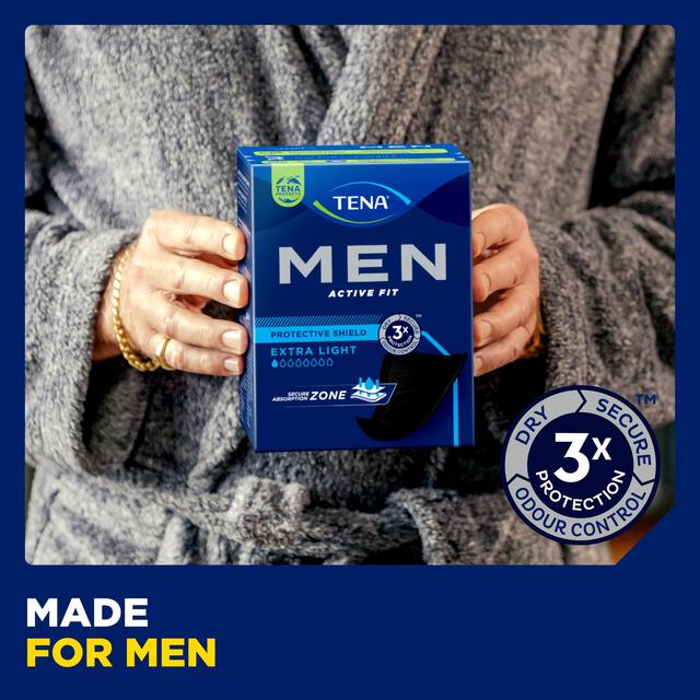 TENA Men Incontinence Protective Shield 14 per pack GOODS M&S