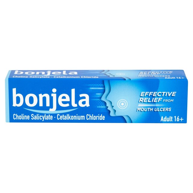Bonjela Adult Mouth Ulcer Pain Relief Sugar Free Gel   15g - McGrocer