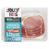 The Jolly Hog 6 Unsmoked Dry Cured Back Bacon Rashers 200g GOODS M&S