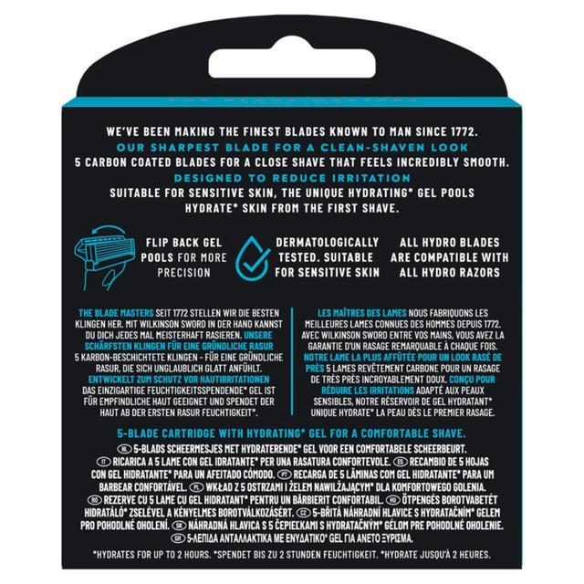 Wilkinson Sword Hydro 5 Men's Razor Blades 8 per pack GOODS M&S