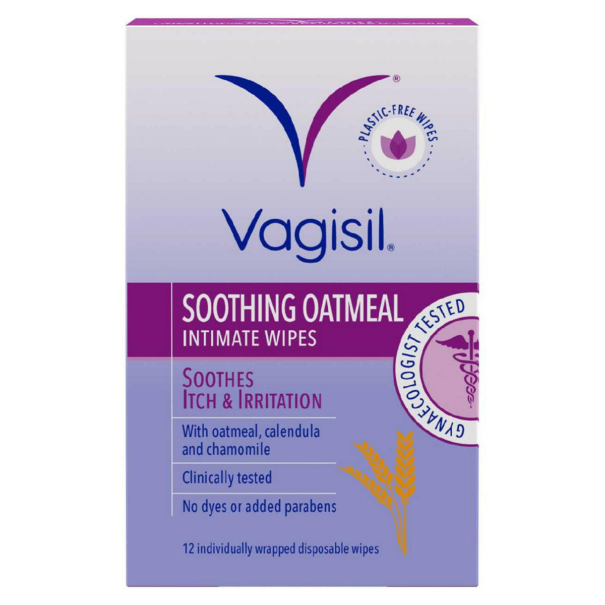 Vagisil Soothing Oatmeal Intimate Wipes – 12 pack GOODS Boots