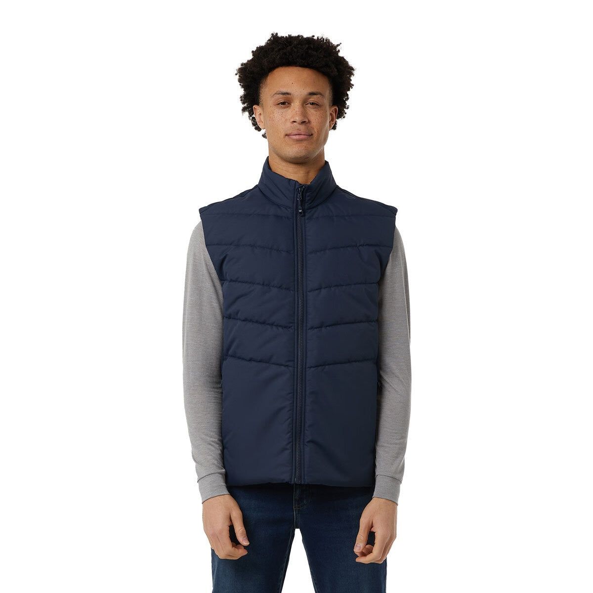 32 Degrees Mens Mixed Media Gilet - McGrocer