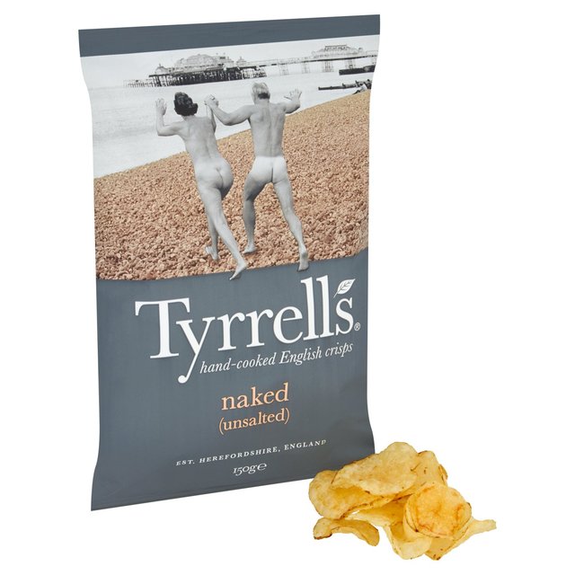 Tyrrells Naked Sharing Crisps 150g GOODS M&S