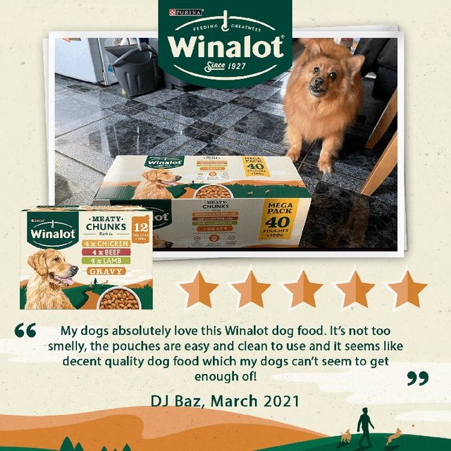 Winalot Meaty Chunks Mixed in Gravy Wet Dog Food 12 x 100g GOODS M&S