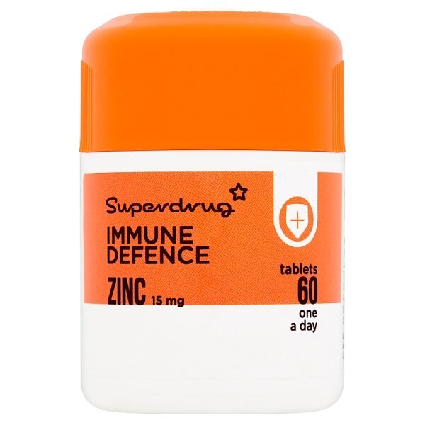 Superdrug Zinc 15mg Tablets X 60 GOODS Superdrug