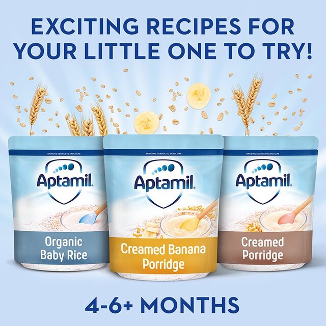 Aptamil Organic Baby Rice Cereal 4 mths+ 100g - McGrocer