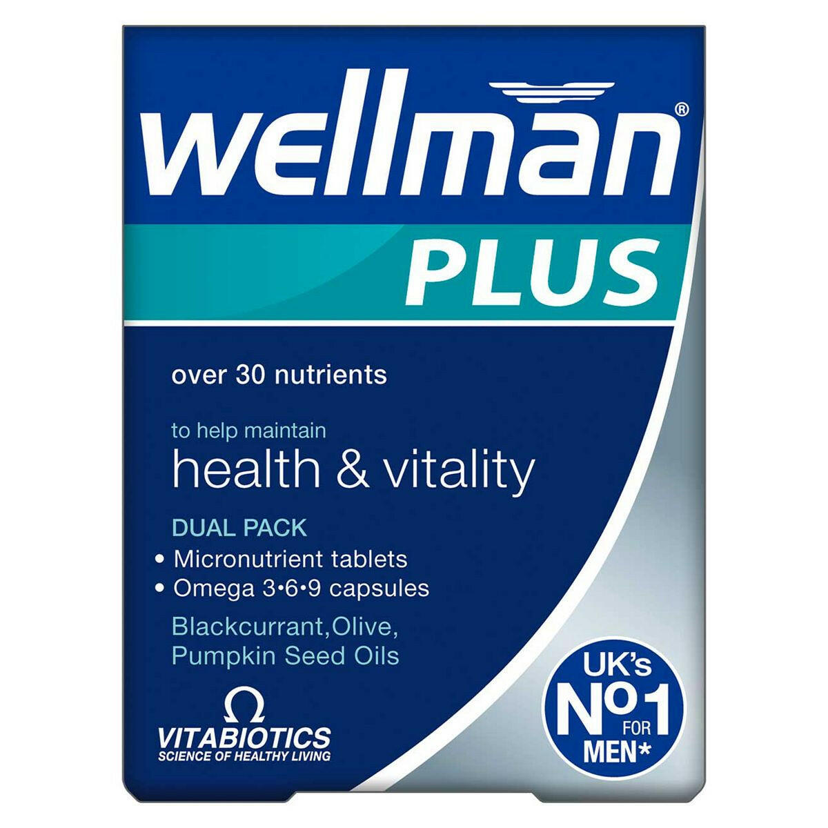 Vitabiotics Wellman Plus Omega 3, 6 & 9 - 56 Tablets GOODS Boots
