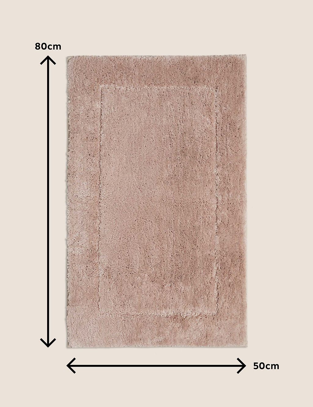 Super Soft Quick Dry Bath Mat Bathroom M&S