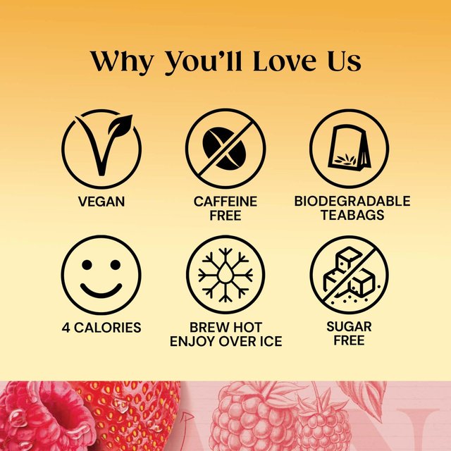 Twinings Strawberry & Raspberry Tea 20 per pack GOODS M&S