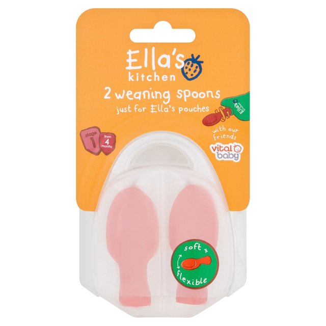 Vital Baby Ella's Kitchen Weaning Spoon Tips   2 per pack GOODS M&S