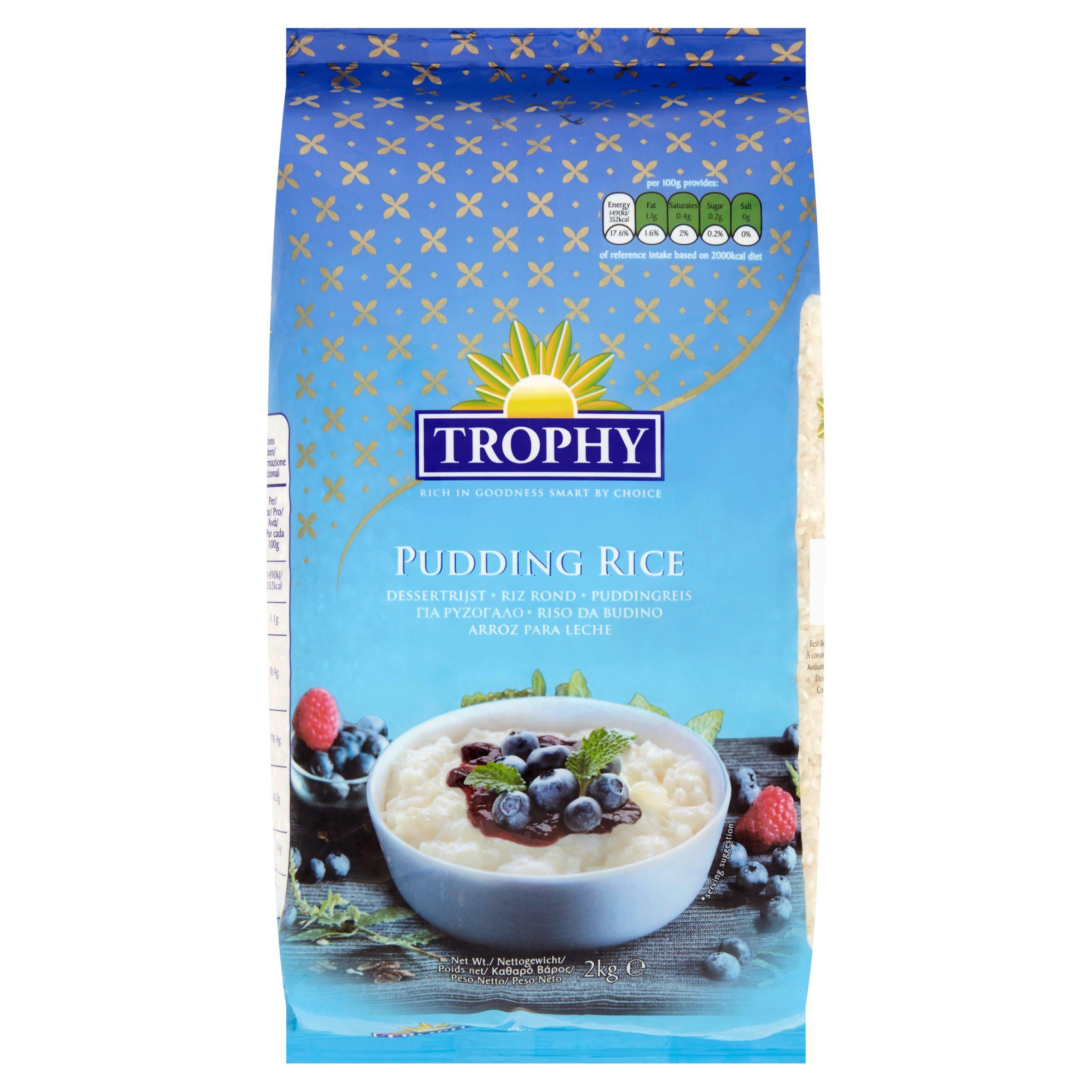 Trophy Pudding Rice 2kg GOODS Sainsburys