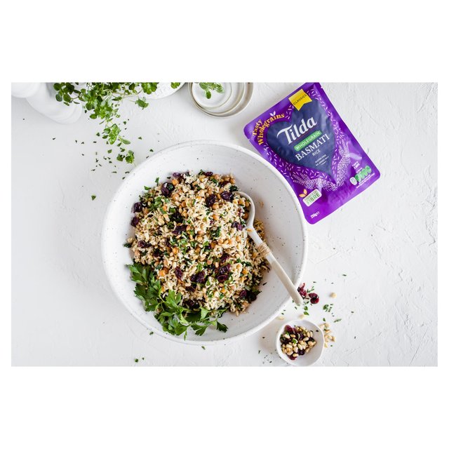 Tilda Microwave Wholegrain Basmati Rice 250g GOODS M&S