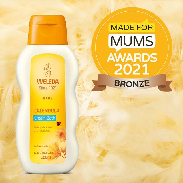 Weleda Baby Natural Calendula Vegan Cream Bath 200ml GOODS M&S