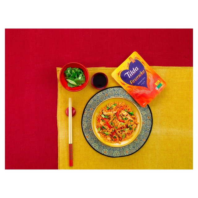 Tilda Microwave Hot Firecracker Basmati Rice 250g GOODS M&S