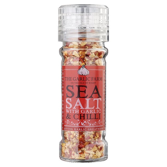 The Garlic Farm Sea Salt with Chilli   60g GOODS M&S