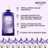 Weleda Natural Lavender Relaxing Bath Milk Vegan 200ml GOODS M&S