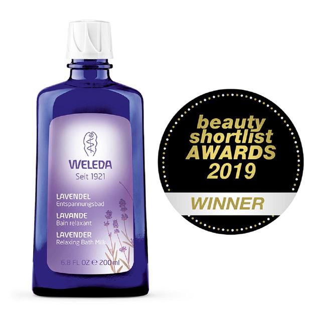 Weleda Natural Lavender Relaxing Bath Milk Vegan 200ml GOODS M&S