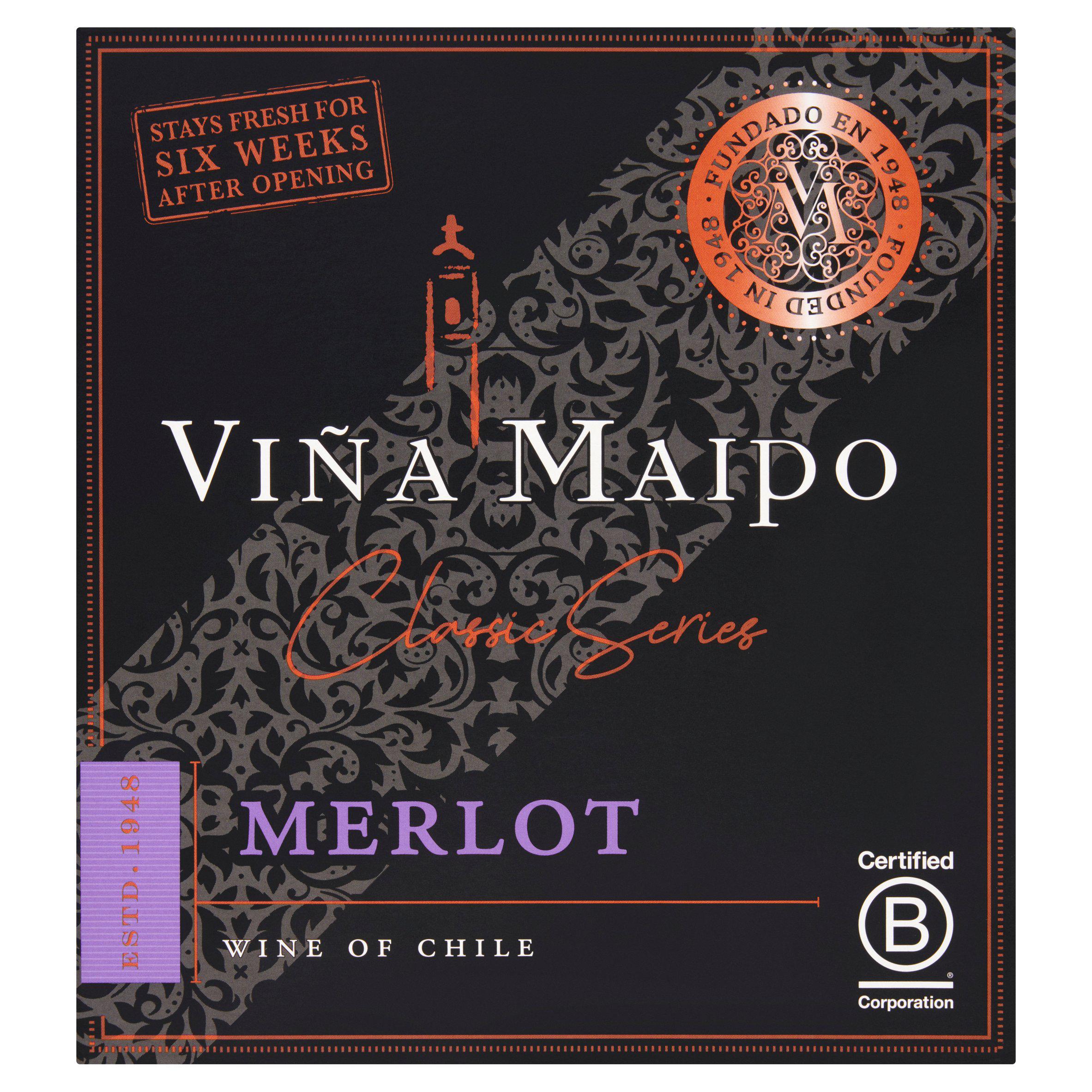 Viña Maipo Merlot 225cl GOODS Sainsburys