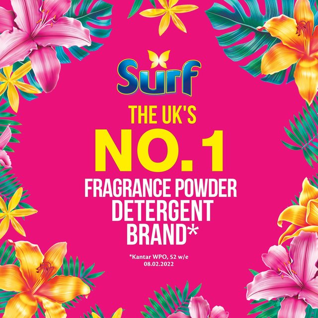 Surf Tropical Lily Concentrated Liquid Laundry Detergent 44 Washes 1.188L GOODS M&S