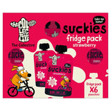 The Collective Strawberry Suckies Multipack Kids Yoghurt   6 x 90g GOODS M&S