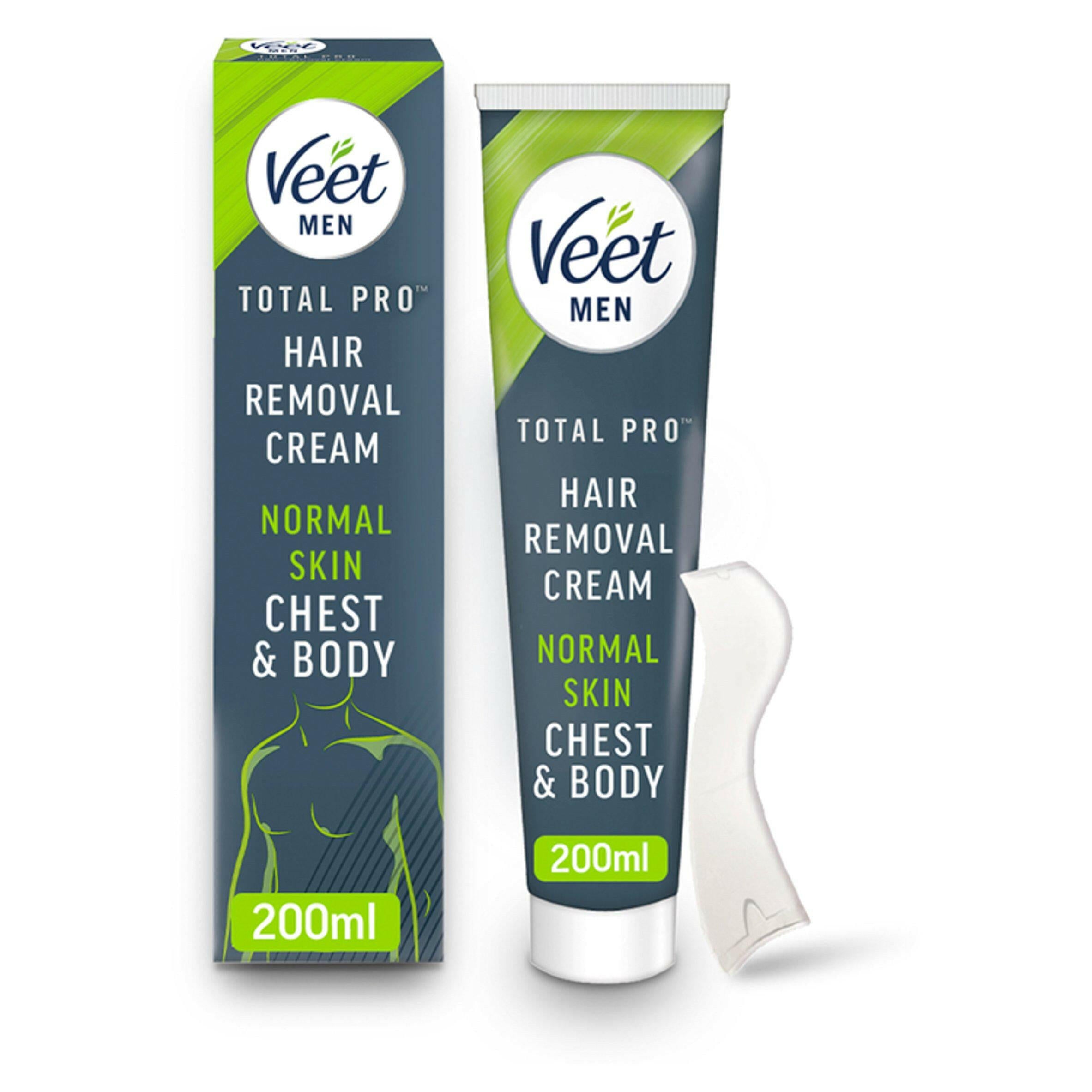 Veet Men Hair Removal Cream for Chest & Body 200ml hair removal creams & waxes Sainsburys