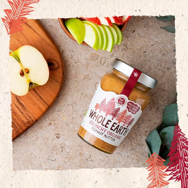 Whole Earth Organic Crunchy Peanut Butter 340g GOODS M&S