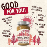 Whole Earth Organic Crunchy Peanut Butter 340g GOODS M&S