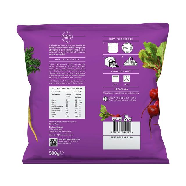 Strong Roots Mixed Root Vegetable Fries 500g GOODS M&S