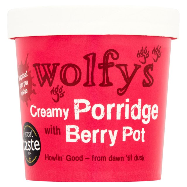 Wolfy's Porridge with Berry Pot 100g GOODS M&S