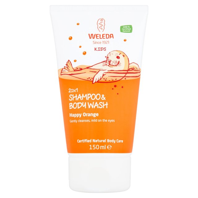 Weleda Kids 2in1 Orange Vegan Shampoo & Body Wash 150ml GOODS M&S