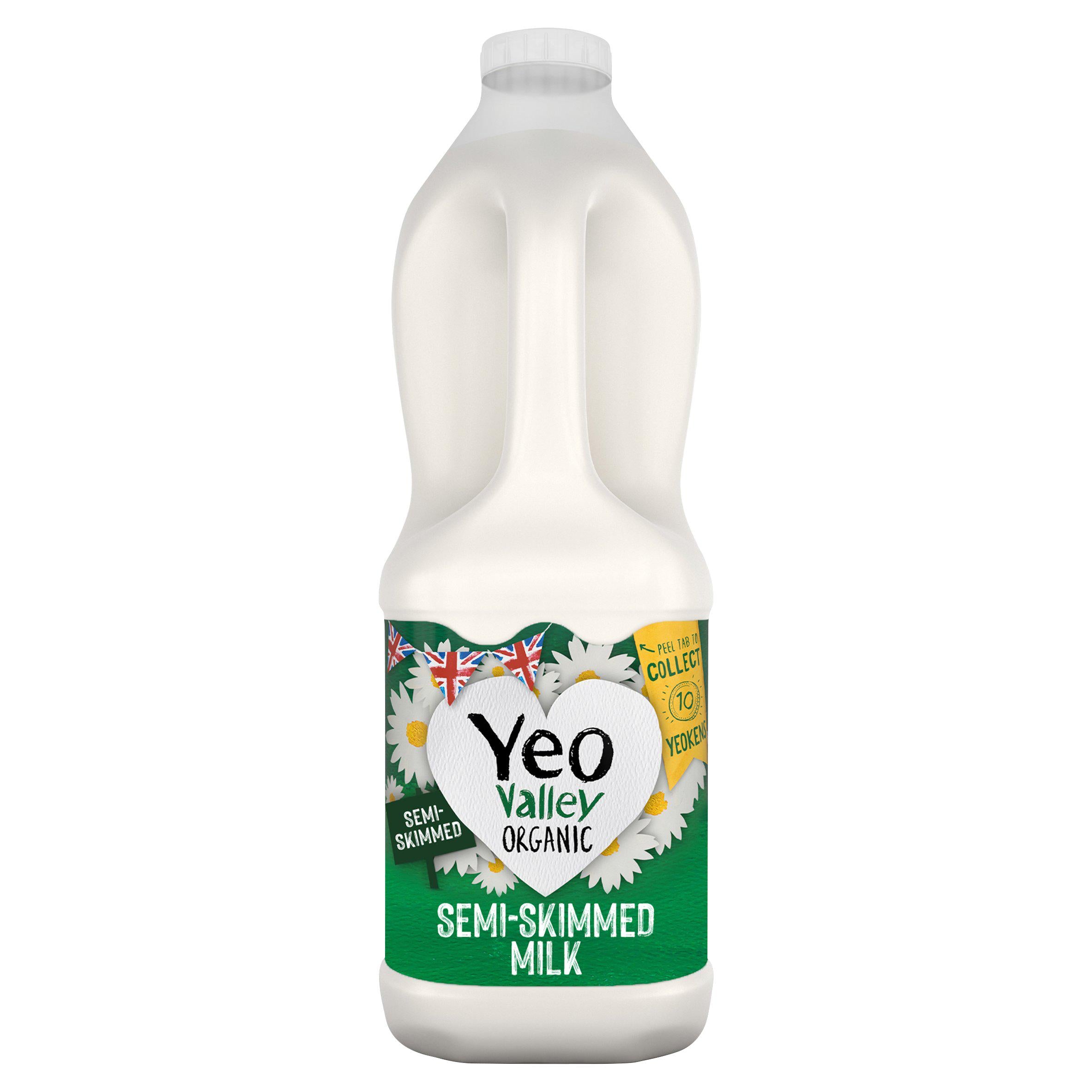 Yeo Valley Organic Fresh Semi Skimmed Milk 2L GOODS Sainsburys
