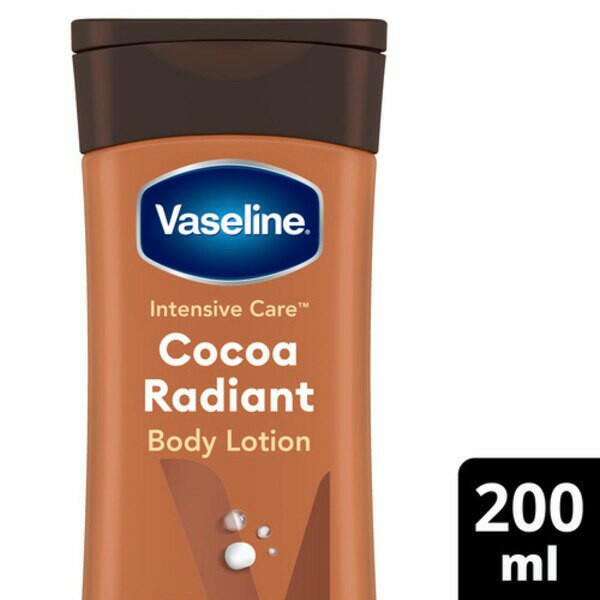 Vaseline Intensive Care Cocoa Radiant Body Lotion 200ml GOODS Superdrug