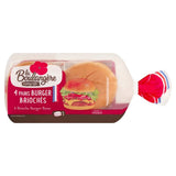 La Boulangere 4 Brioche Burger Buns 4 per pack - McGrocer