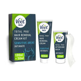 Veet Men Total Pro Intimate Hair Removal Cream Kit Men's Toiletries Boots