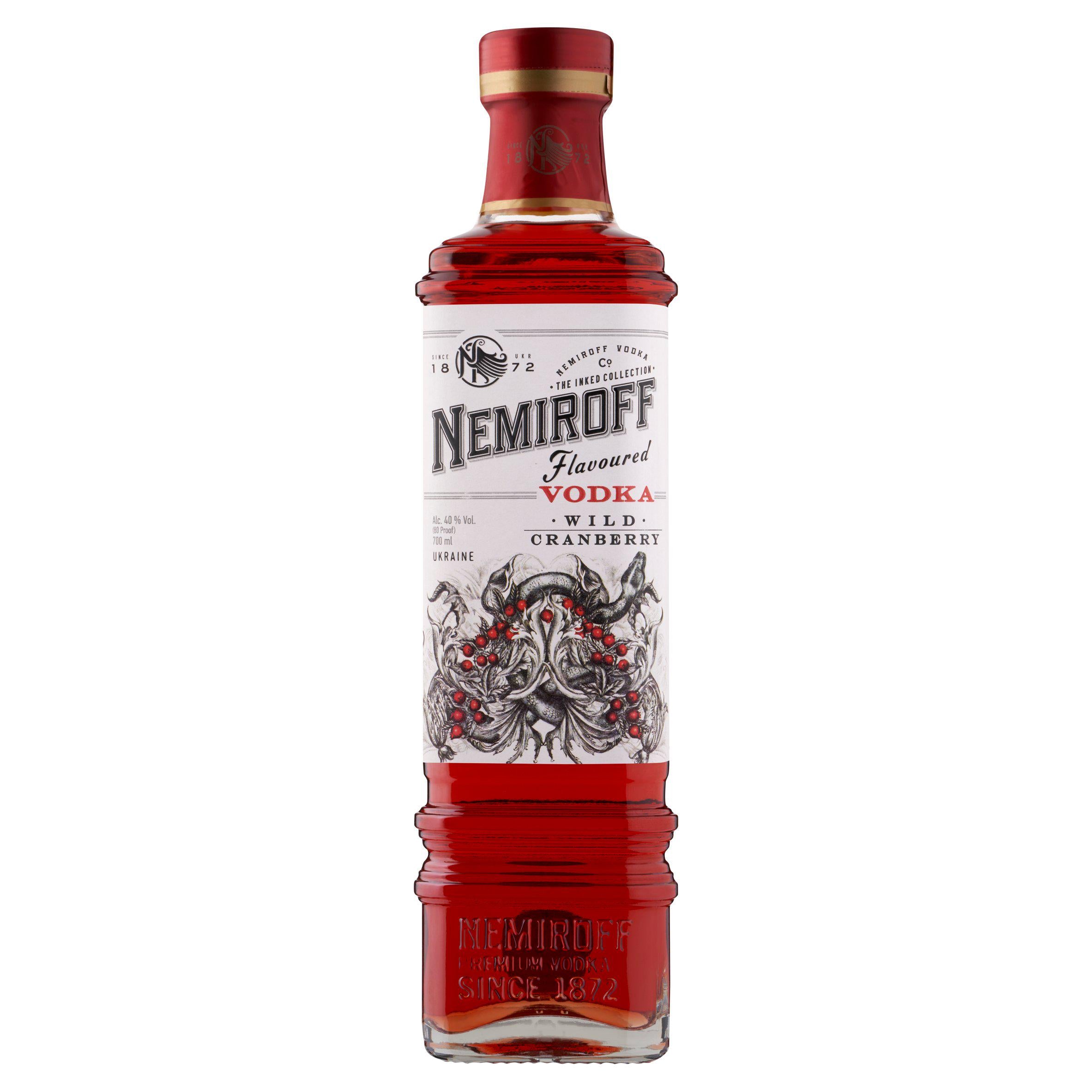 Nemiroff Flavoured Vodka Wild Cranberry 70cl - McGrocer