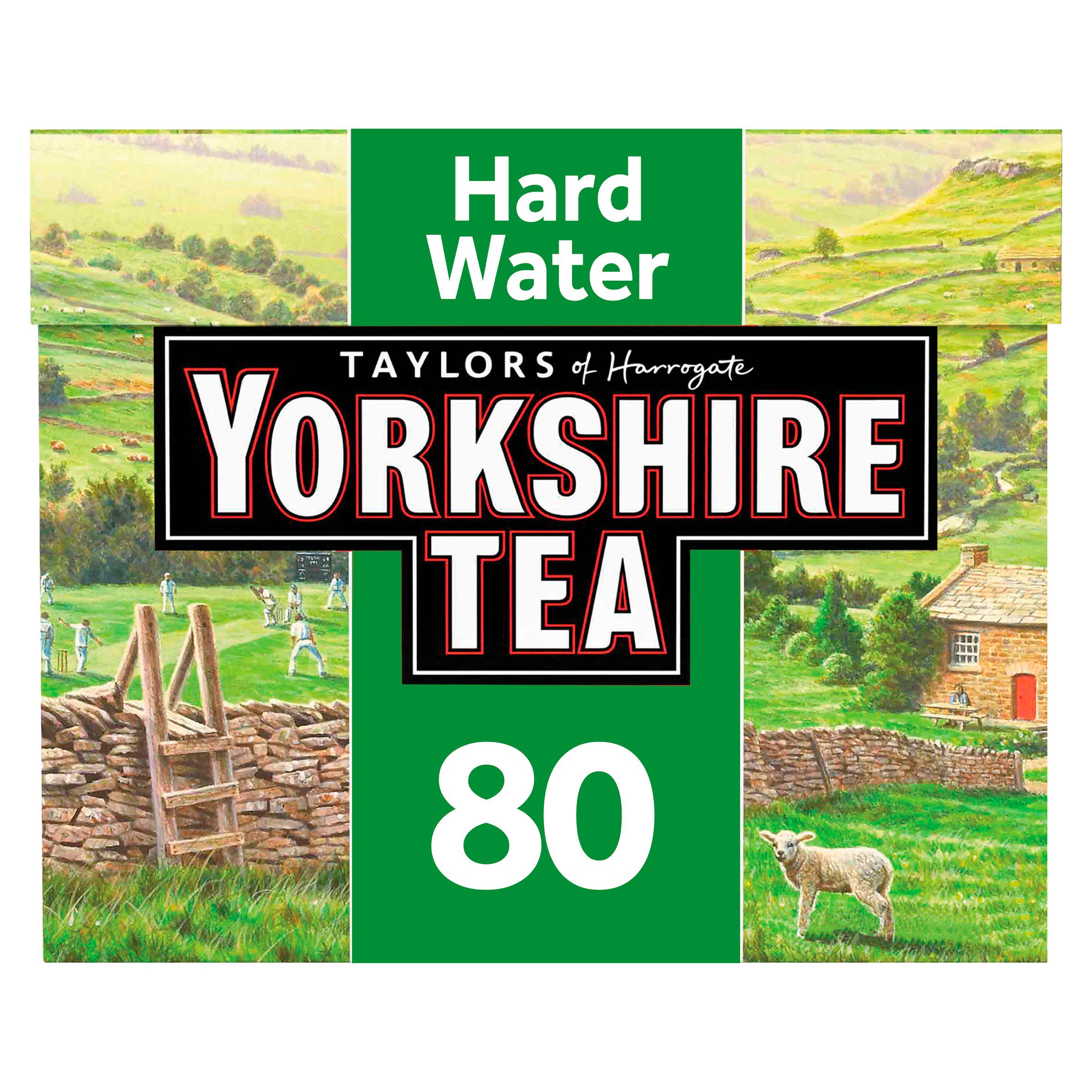 Yorkshire Tea Hard Water Tea Bags x80 All tea Sainsburys