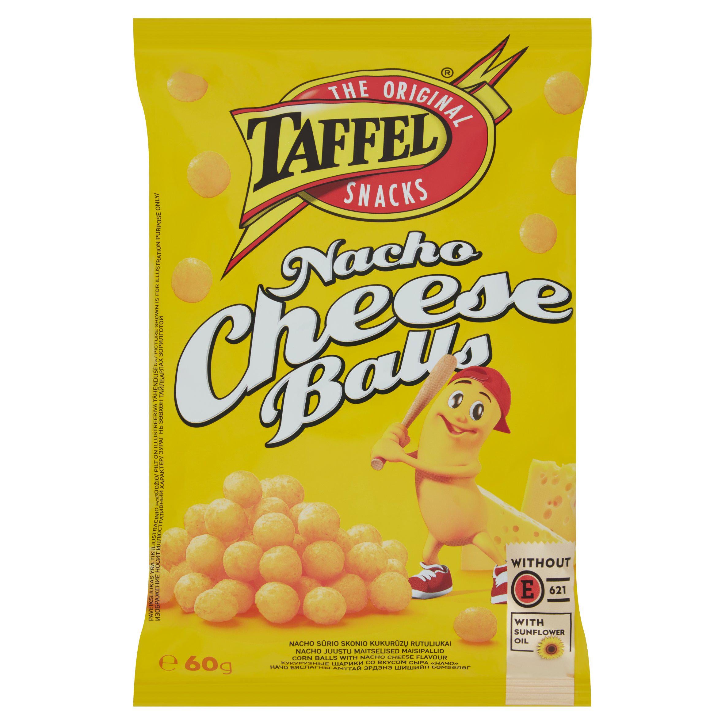 Taffel Nacho Cheese Balls 60g GOODS Sainsburys