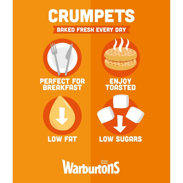 Warburtons Crumpets   9 per pack - McGrocer