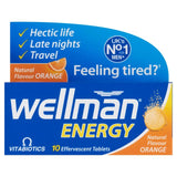 Vitabiotics Wellman Orange Energy Effervescent Tablets 10 per pack GOODS M&S