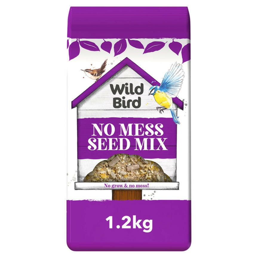 Wild Bird No Mess Seed Mix 1.2kg GOODS ASDA
