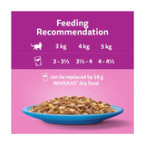 Whiskas 1+ Adult Wet Cat Food Pouches Fish Favourites in Jelly 80 x 85g GOODS M&S