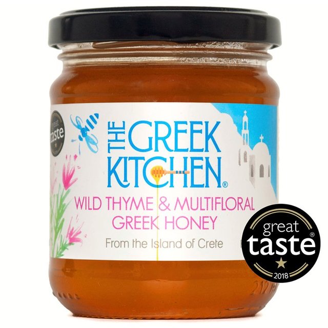The Greek Kitchen Wild Thyme & Multifloral Greek Honey 250g GOODS M&S